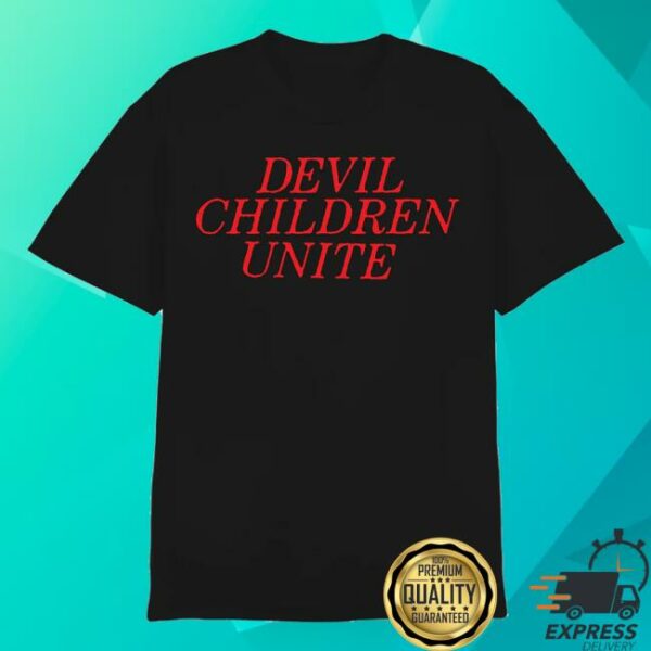 kenny trc Trust Records Merch Shop Devil Children Unite Black Shirt
