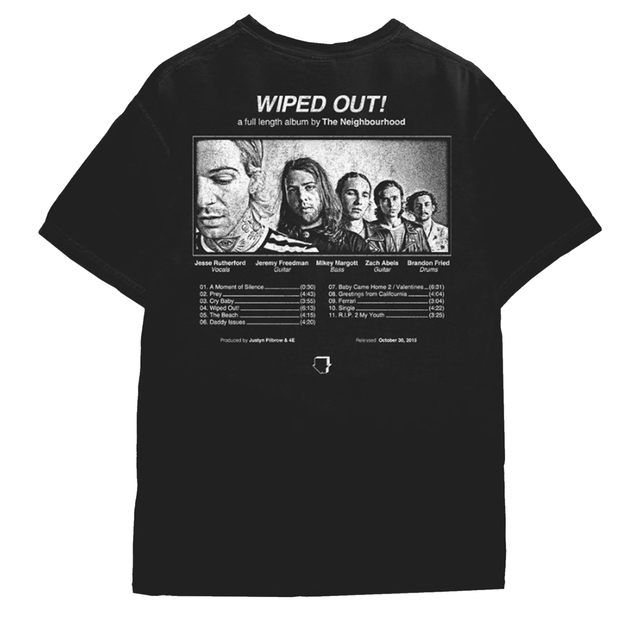 The Neighbourhood Store Merch Wiped Out Album Shirt The Neighbourhood Store Merch Wiped Out Album Shirt