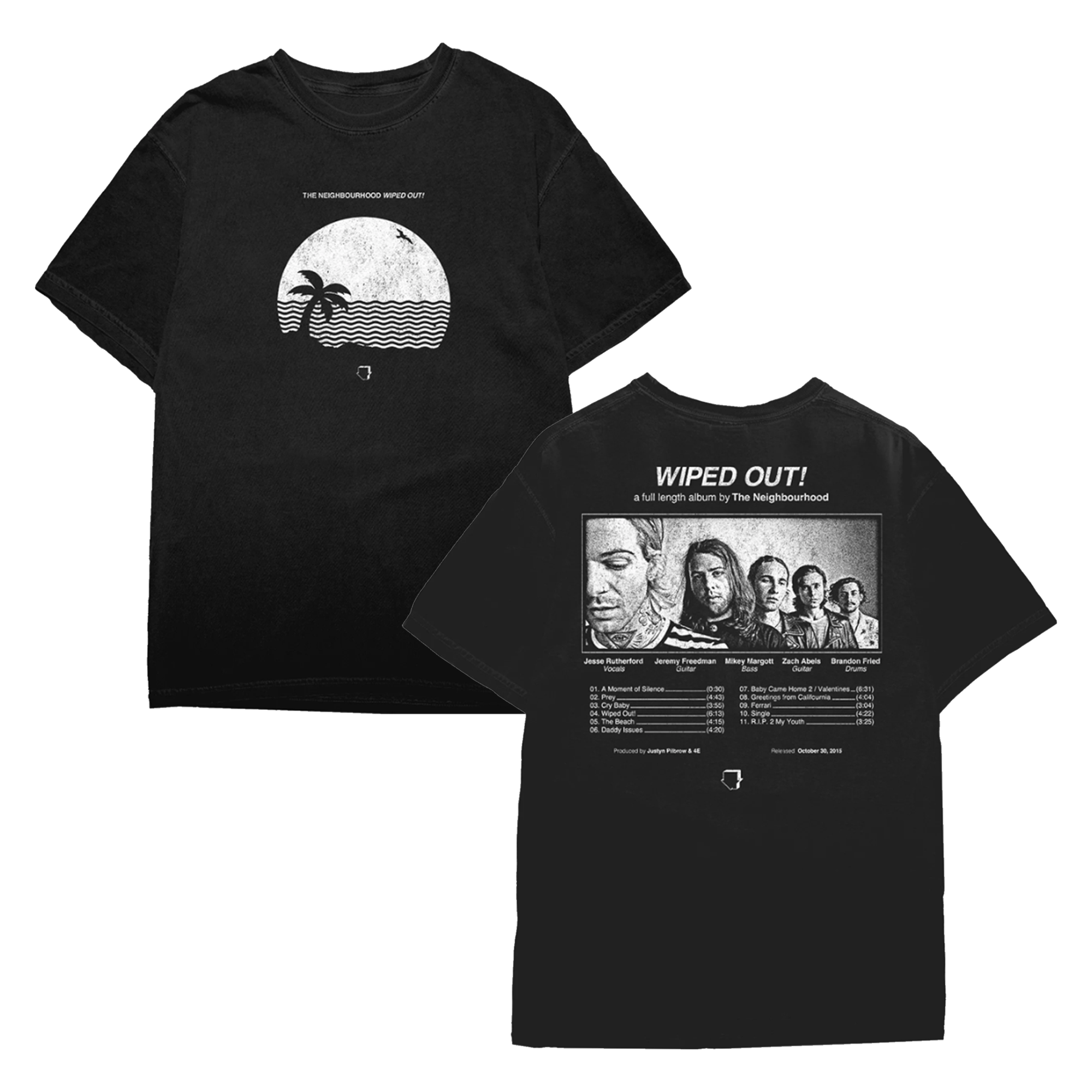 The Neighbourhood Store Merch Wiped Out Album Shirtss The Neighbourhood Store Merch Wiped Out Album Shirtss