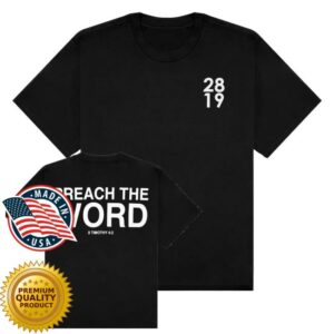 kenny 2819 Store Merch Shop Preach The Word Black Shirt