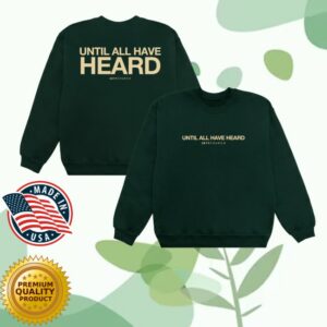 kenny 2819 Store Merch Until All Have Heard Pine Green Crewss