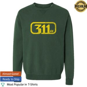 kenny 311 Store Merch Green Soundsystem Crewneck1