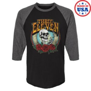 kenny 311 Store Merch Three Eleven Smoking Skull Raglan