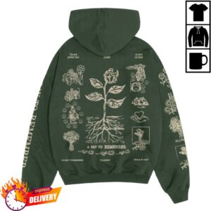 kenny A Day To Remember Merch Store Flowers Hoodie