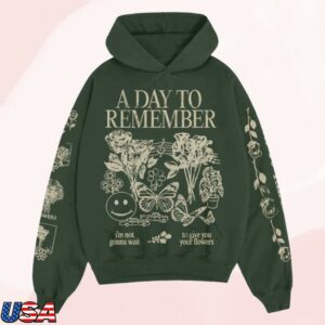 kenny A Day To Remember Merch Store Flowers Hoodies