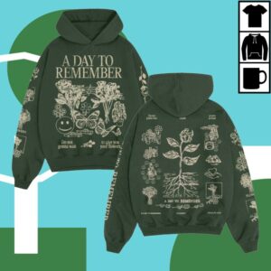 kenny A Day To Remember Merch Store Flowers Hoodiess