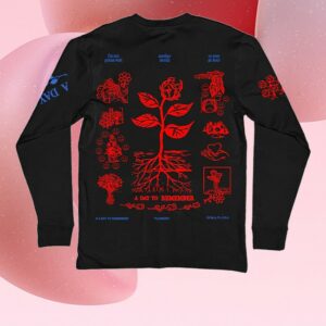 kenny A Day To Remember Merch Store Flowers Long Sleeve Tee