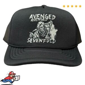 kenny A7x World Merch Shop Avenged Sevenfold Europe Tour Libad Trucker Hat