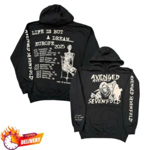 kenny A7x World Merch Store Avenged Sevenfold Europe Tour Libad Hoodedss