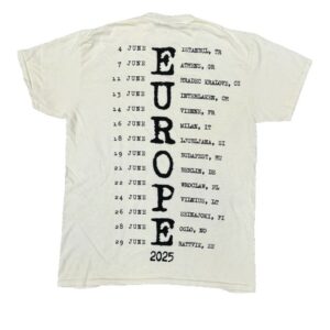 kenny A7x World Merch Store Avenged Sevenfold Europe Tour Libad Shirts