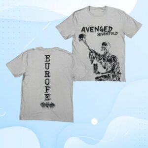 kenny A7x World Merch Store Avenged Sevenfold Europe Tour Skull Shirtss