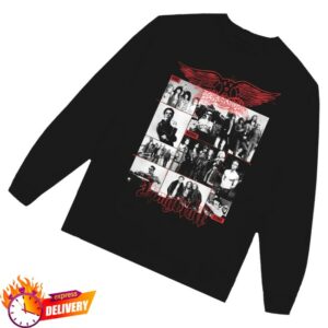 kenny Aerosmith Merch One More Time Collage Longsleeve1