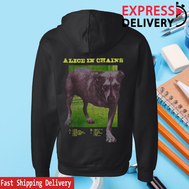 kenny Alice In Chains Merch Store Dog Tracklist Hoodie kenny Alice In Chains Merch Store Dog Tracklist Hoodie