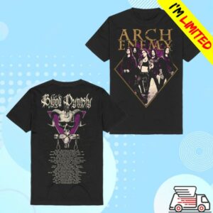kenny Arch Enemy Merch Blood Dynasty Tour 2024 Shirt1