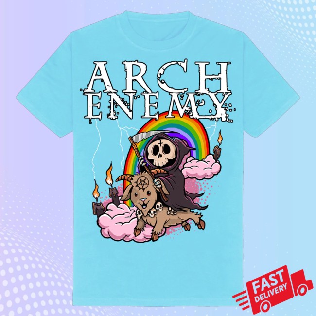 kenny Arch Enemy Merch Rainbow Reaper Shirt1 kenny Arch Enemy Merch Rainbow Reaper Shirt1