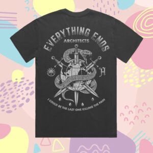 kenny Architects Merch Store Everything Ends Globe Black Shirt