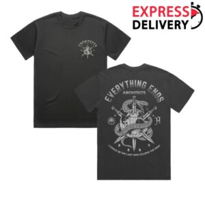 kenny Architects Merch Store Everything Ends Globe Black Shirtss