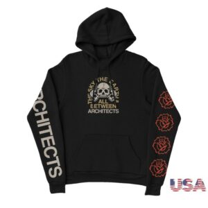 kenny Architects Merch Store The Sky The Earth All Between Skull Black Hoodie