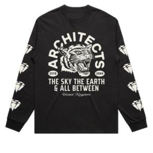 kenny Architects Official Store Diamond Tiger Black Longsleeve