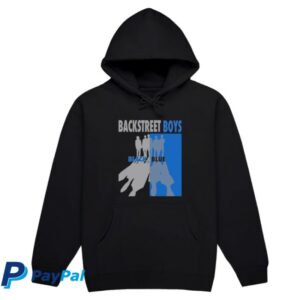 kenny Backstreet Boys Store Black Blue Silhouette Hoodie