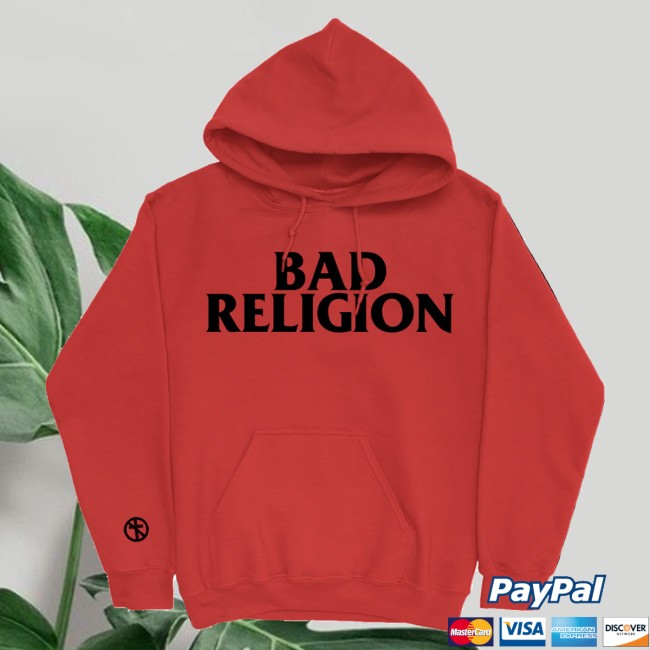 kenny Bad Religion Merch Logo Pullover Hoodie Red kenny Bad Religion Merch Logo Pullover Hoodie Red