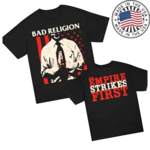 kenny Bad Religion Merch The Empire Strikes First T Shirt Black0