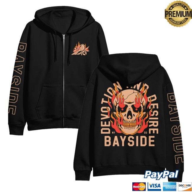 kenny Bayside Merch Store Devotion Skull Black Zip Upss kenny Bayside Merch Store Devotion Skull Black Zip Upss