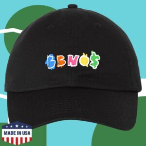 kenny Bbno Store Merch Shop Black Embroidered Scribble Dad Hat
