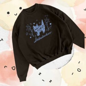 kenny Beabadoobee Store Merch Shop Scribble Cat Sweatshirte