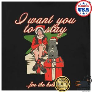 kenny Billie Eilish Store Merch Shop Stay For The Holidays Shirtw