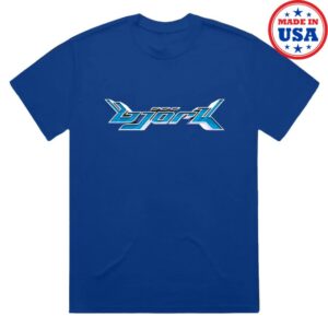 kenny Bjork Merch Bjork Blue Post Logo Shirt Blue