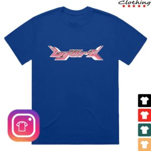 kenny Bjork Merch Bjork Pink Post Logo Shirt Blue