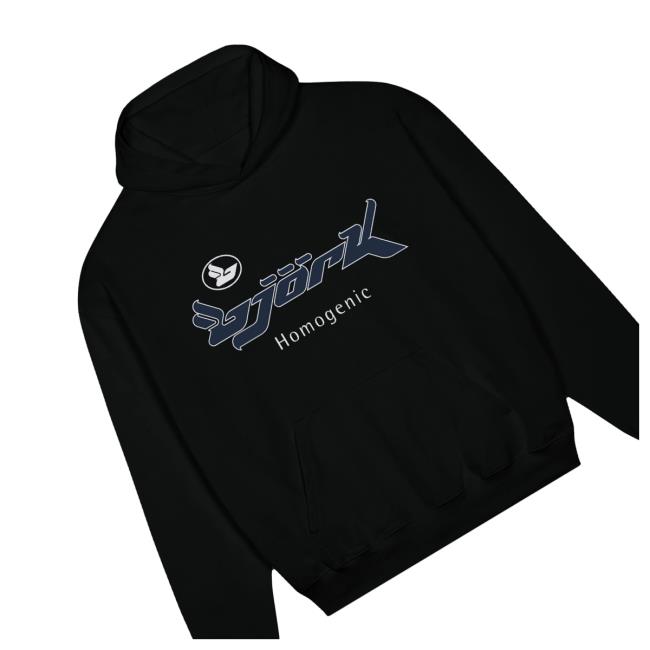 kenny Bjork Merch Shop Store Homogenic Logo Black Hoodiew kenny Bjork Merch Shop Store Homogenic Logo Black Hoodiew