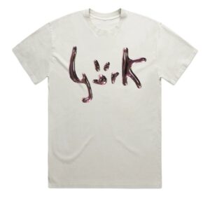 kenny Bjork Merch Store Bjork Bubble Logo Shirt White