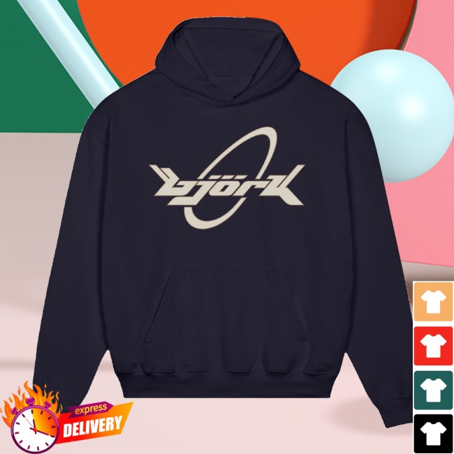 kenny Bjork Merch Store Debut Logo Hoodie Navy Blues kenny Bjork Merch Store Debut Logo Hoodie Navy Blues