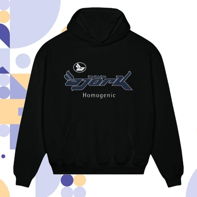 kenny Bjork Merch Store Homogenic Logo Hoodie kenny Bjork Merch Store Homogenic Logo Hoodie