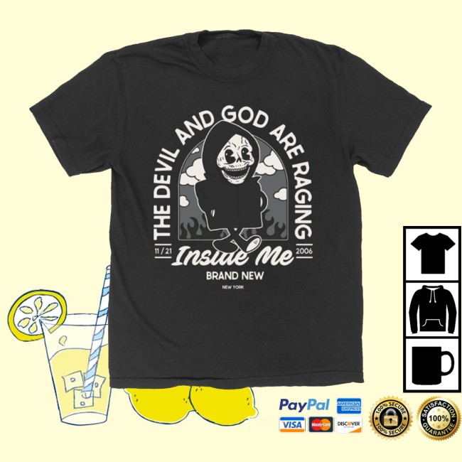 kenny Brand New Merch Store The Devil God Cartoon Shirt kenny Brand New Merch Store The Devil God Cartoon Shirt