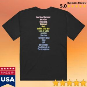 kenny Briston Maroney Merch Red Rocks Tracklist Tee1 kenny Briston Maroney Merch Red Rocks Tracklist Tee1
