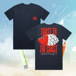 kenny Capital Brewing Co Merch Store Toast To The Coast Shirtss