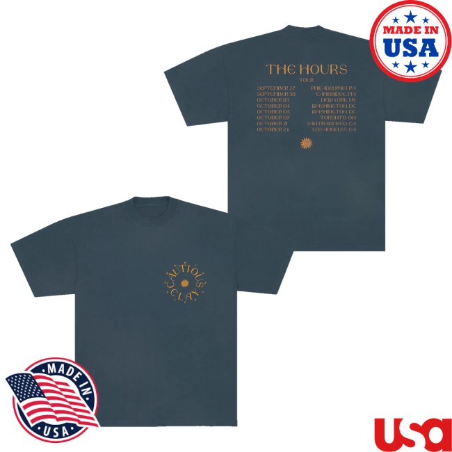 kenny Cautious Clay Merch The Hours Tour Tee kenny Cautious Clay Merch The Hours Tour Tee