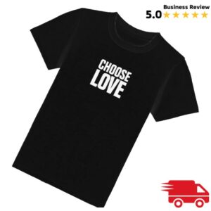 kenny Choose Love Merch Store Choose Love Classic Logo Black Tees kenny Choose Love Merch Store Choose Love Classic Logo Black Tees