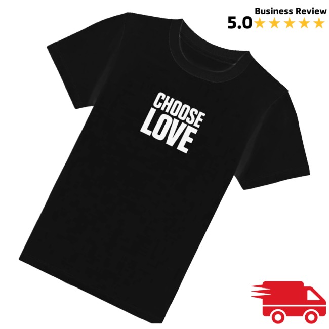 kenny Choose Love Merch Store Choose Love Classic Logo Black Tees kenny Choose Love Merch Store Choose Love Classic Logo Black Tees