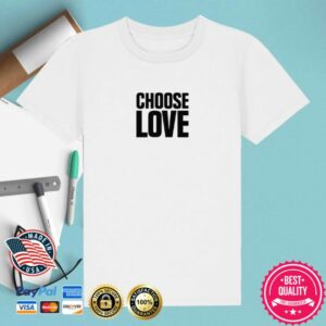 kenny Choose Love Merch Store Choose Love Classic Logo White Tee
