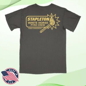 kenny Chris Stapleton Merch Store White Horse Pyro Crew Pepper Shirt kenny Chris Stapleton Merch Store White Horse Pyro Crew Pepper Shirt