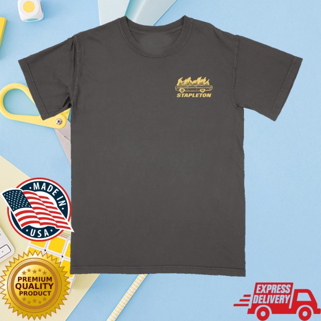 kenny Chris Stapleton Merch Store White Horse Pyro Crew Pepper Shirts kenny Chris Stapleton Merch Store White Horse Pyro Crew Pepper Shirts