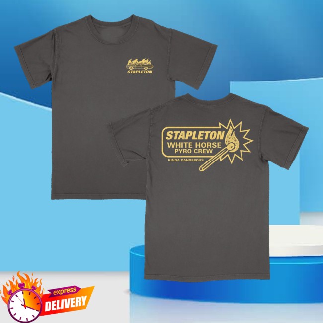 kenny Chris Stapleton Merch Store White Horse Pyro Crew Pepper Shirtss kenny Chris Stapleton Merch Store White Horse Pyro Crew Pepper Shirtss