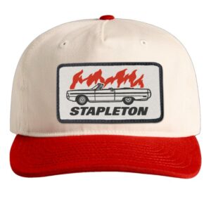 kenny Chris Stapleton Merch White Horse Pyro Crew Patch Hat