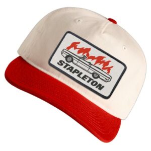 kenny Chris Stapleton Merch White Horse Pyro Crew Patch Hat0