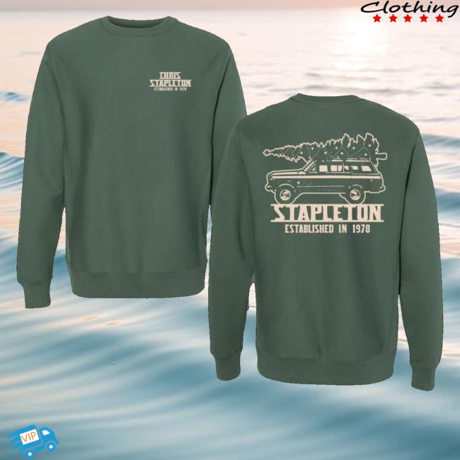 kenny Chris Stapleton Official Store Merch Shop Stapleton Est 1978 Holiday Sweatshirt kenny Chris Stapleton Official Store Merch Shop Stapleton Est 1978 Holiday Sweatshirt
