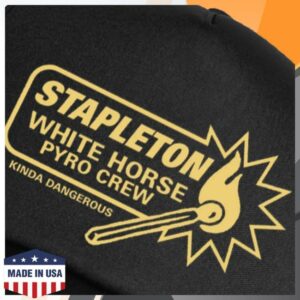 kenny Chris Stapleton Official Store White Horse Pyro Crew Foam Truckerw